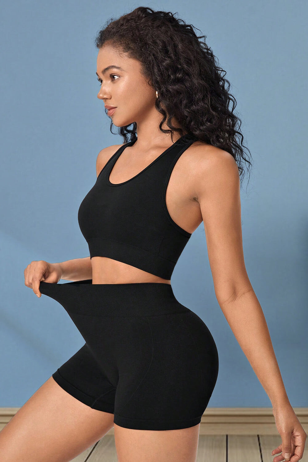 Cropped Harmony Tank & Shorts Set