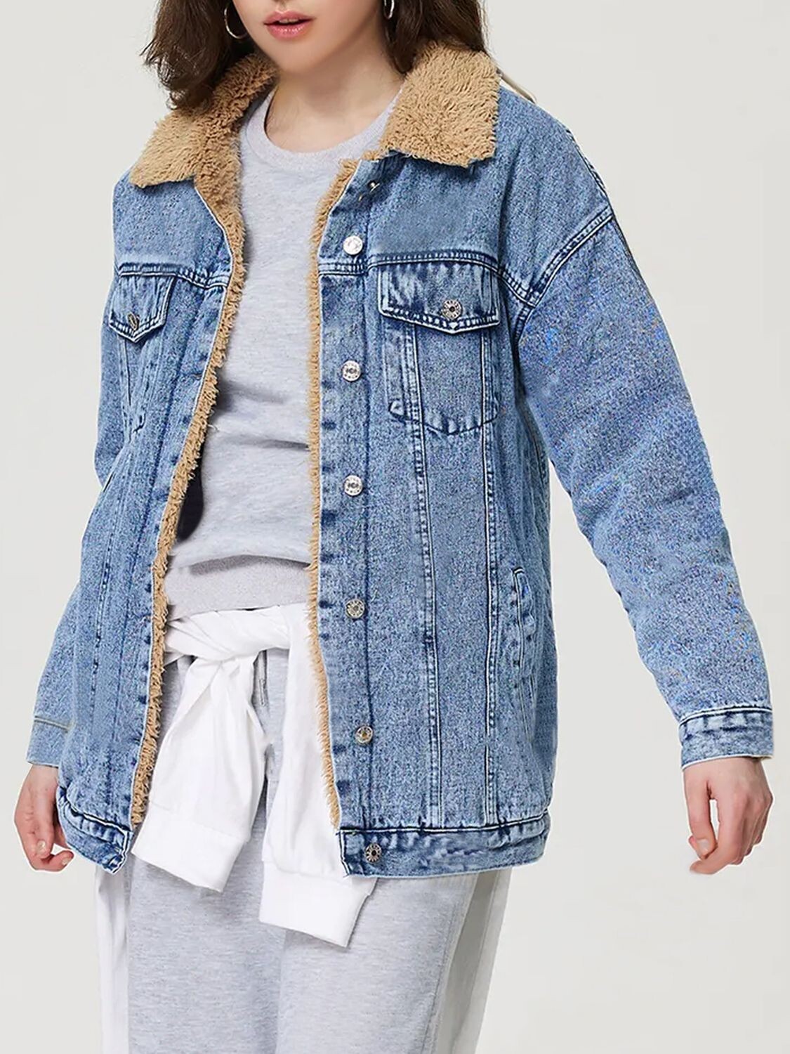 Sherpa Denim Jacket