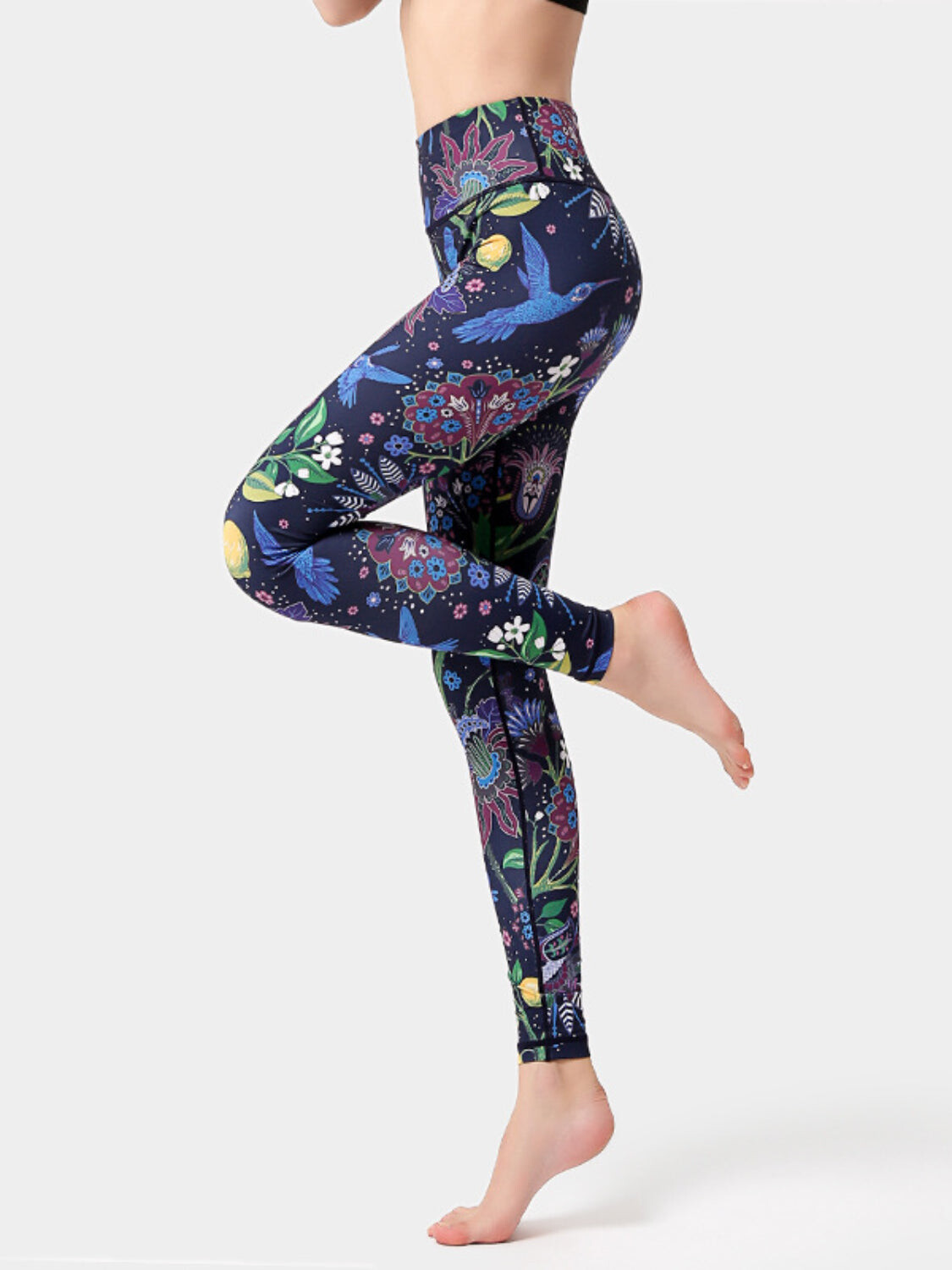 Majestic Print High-Waist Leggings
