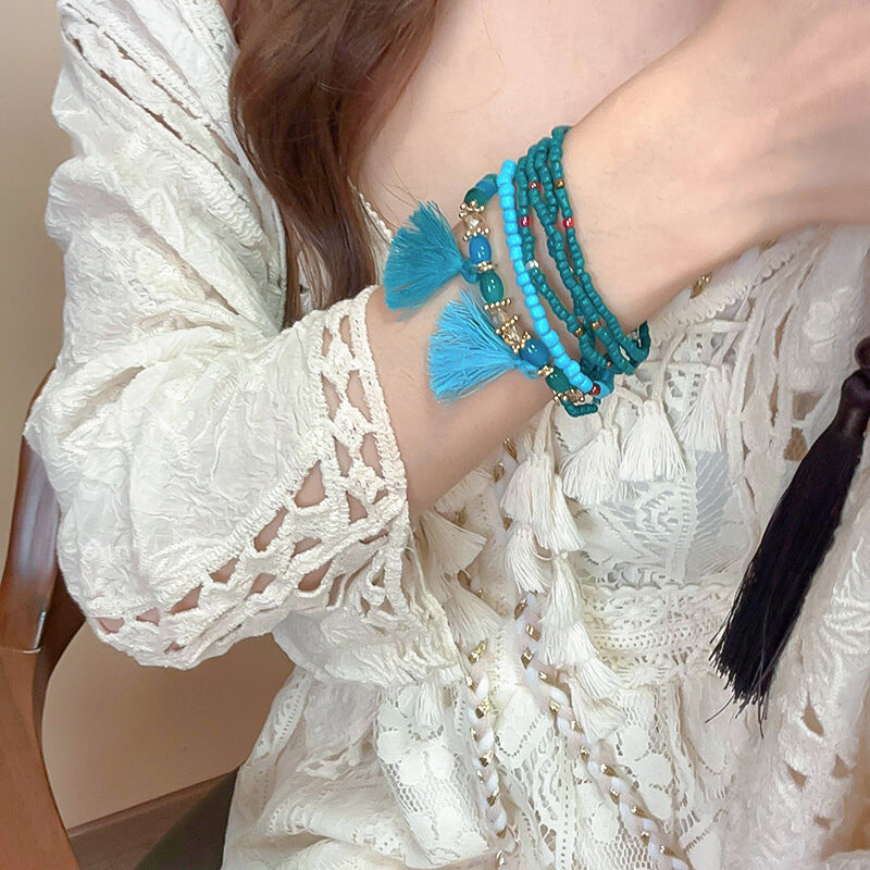Boho Tasseled Bracelets