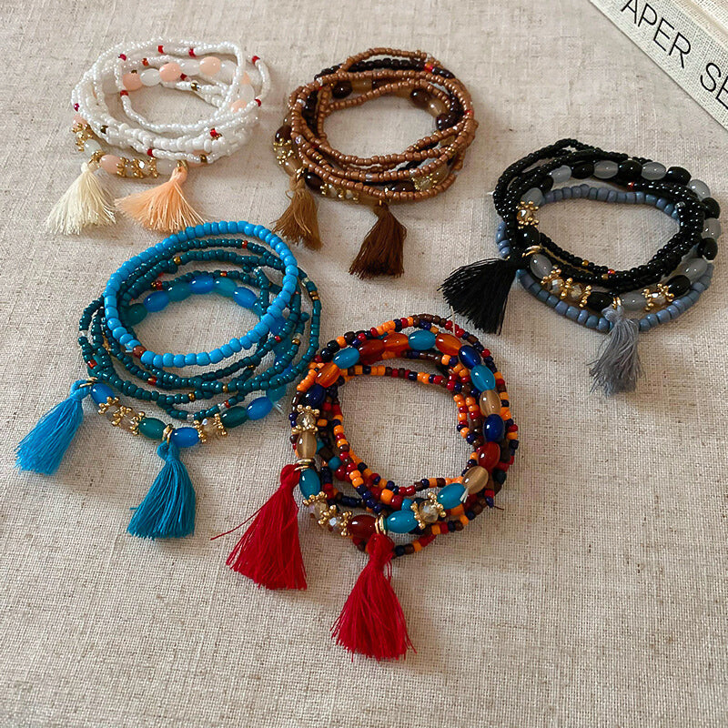 Boho Tasseled Bracelets