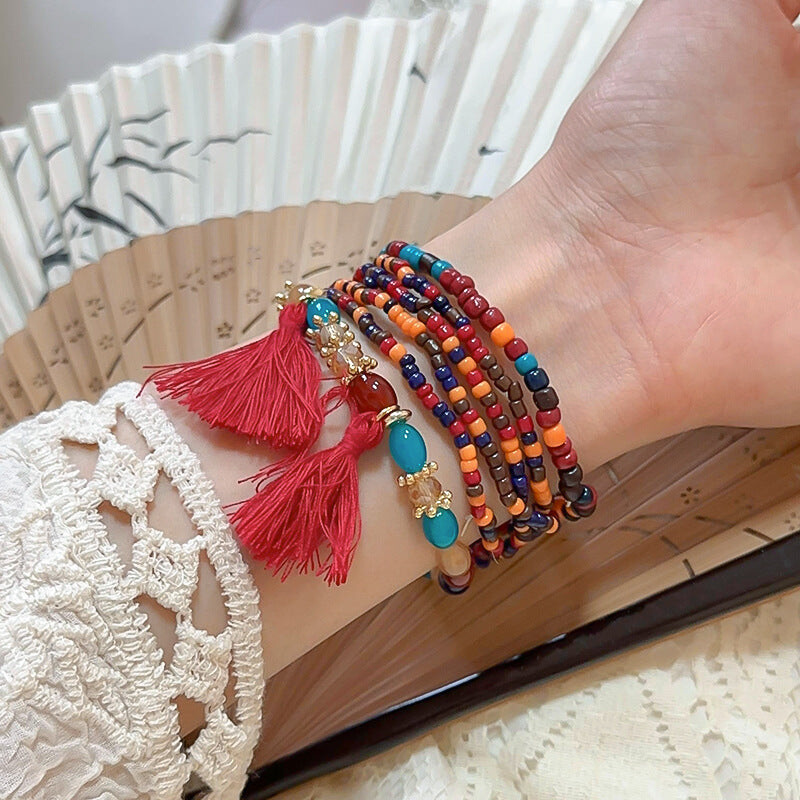 Boho Tasseled Bracelets