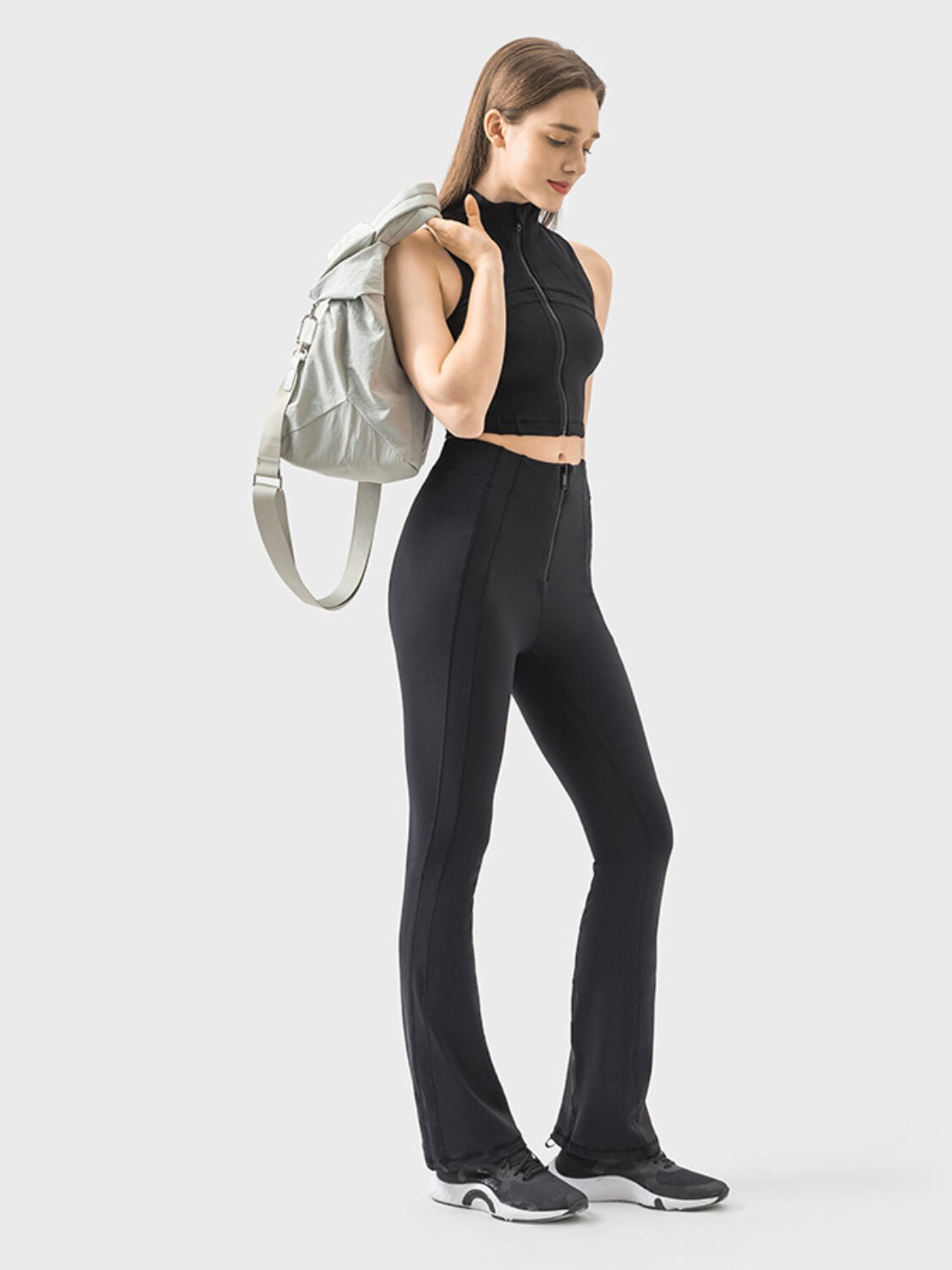 Elevate High Waist Zip Pants