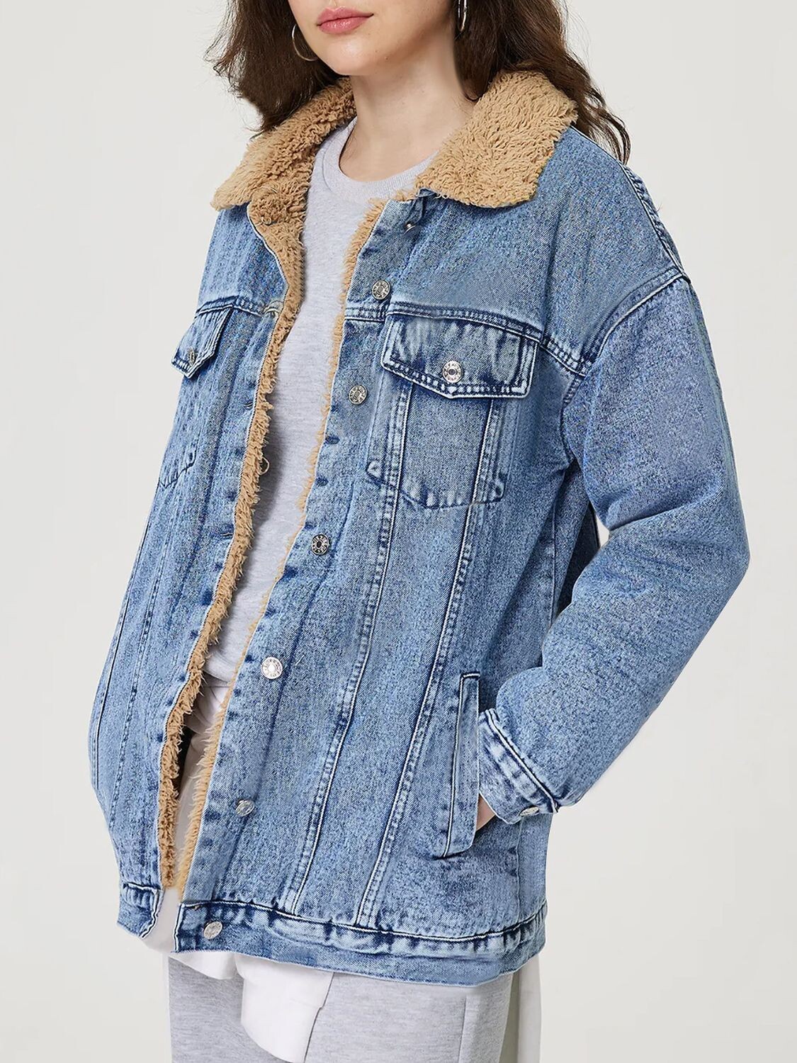 Sherpa Denim Jacket