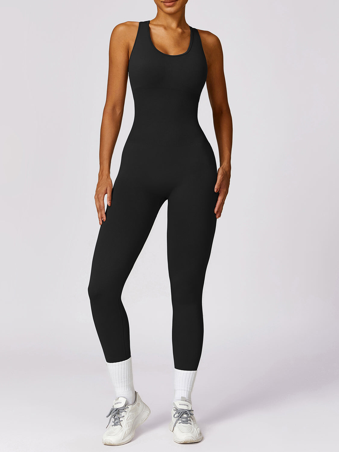 Serene Racerback Cutout Jumpsuit
