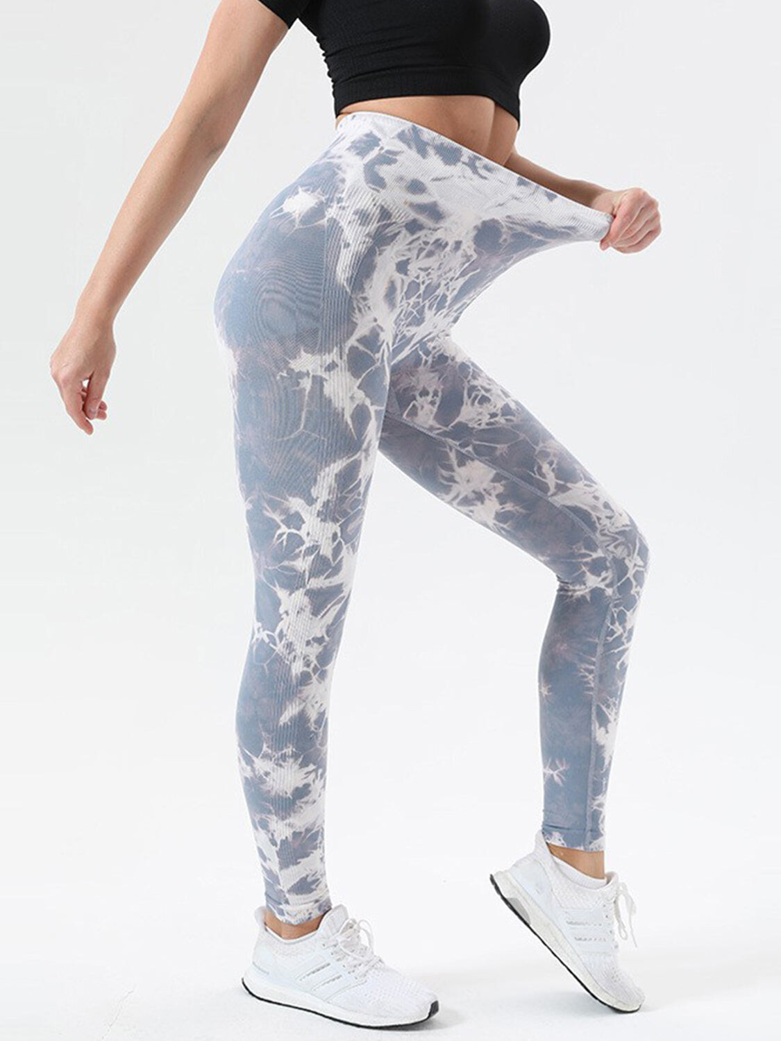 Mosaic High Waist Tie-Dye Leggings