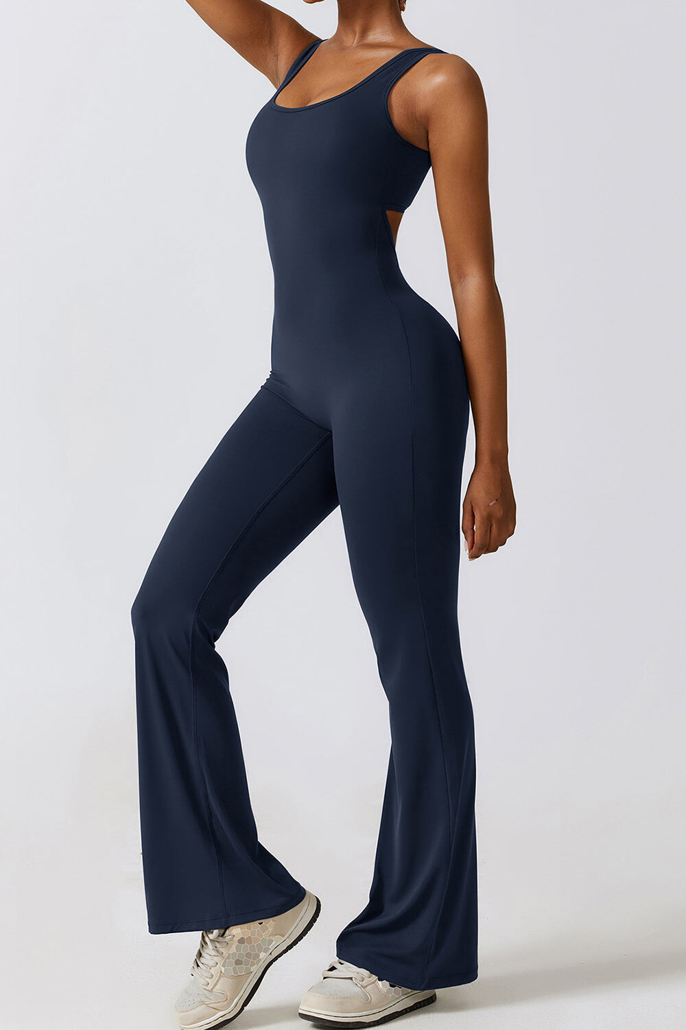 Ethereal Cutout Bootcut Jumpsuit