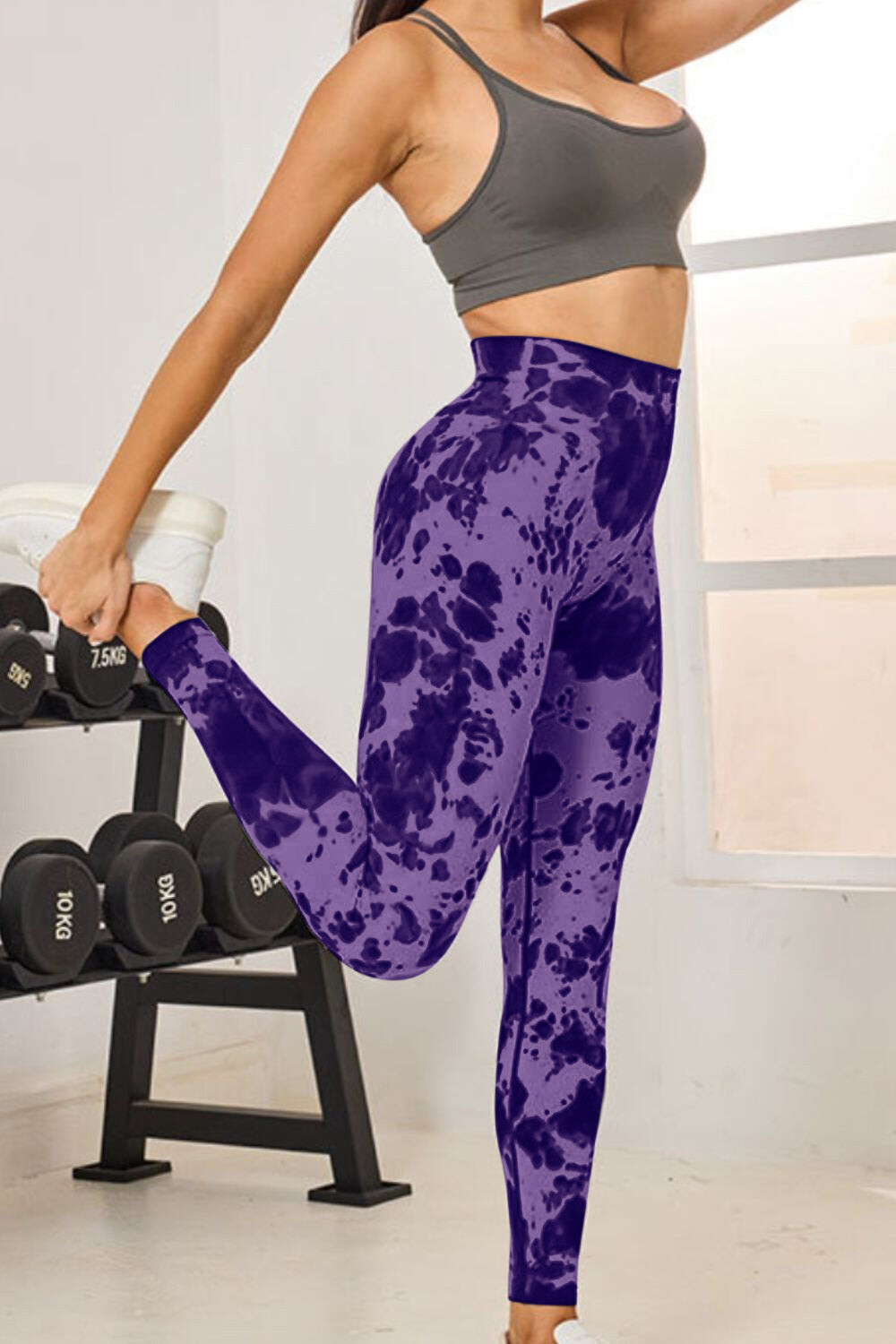 Peak Harmony High Waist Tie-Dye Leggings
