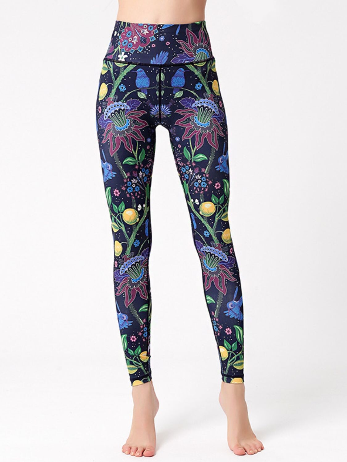 Majestic Print High-Waist Leggings