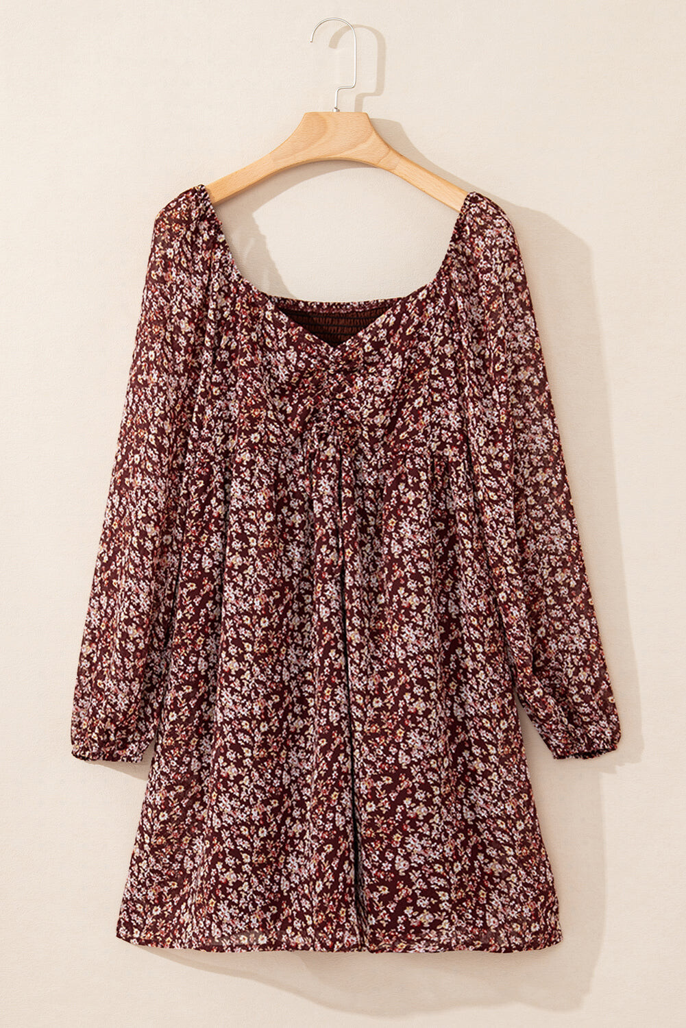 Crimson Blossom Dress