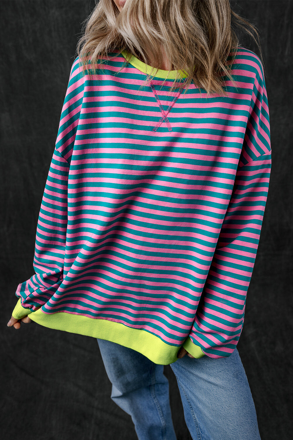 Vibrant Wave Sweater