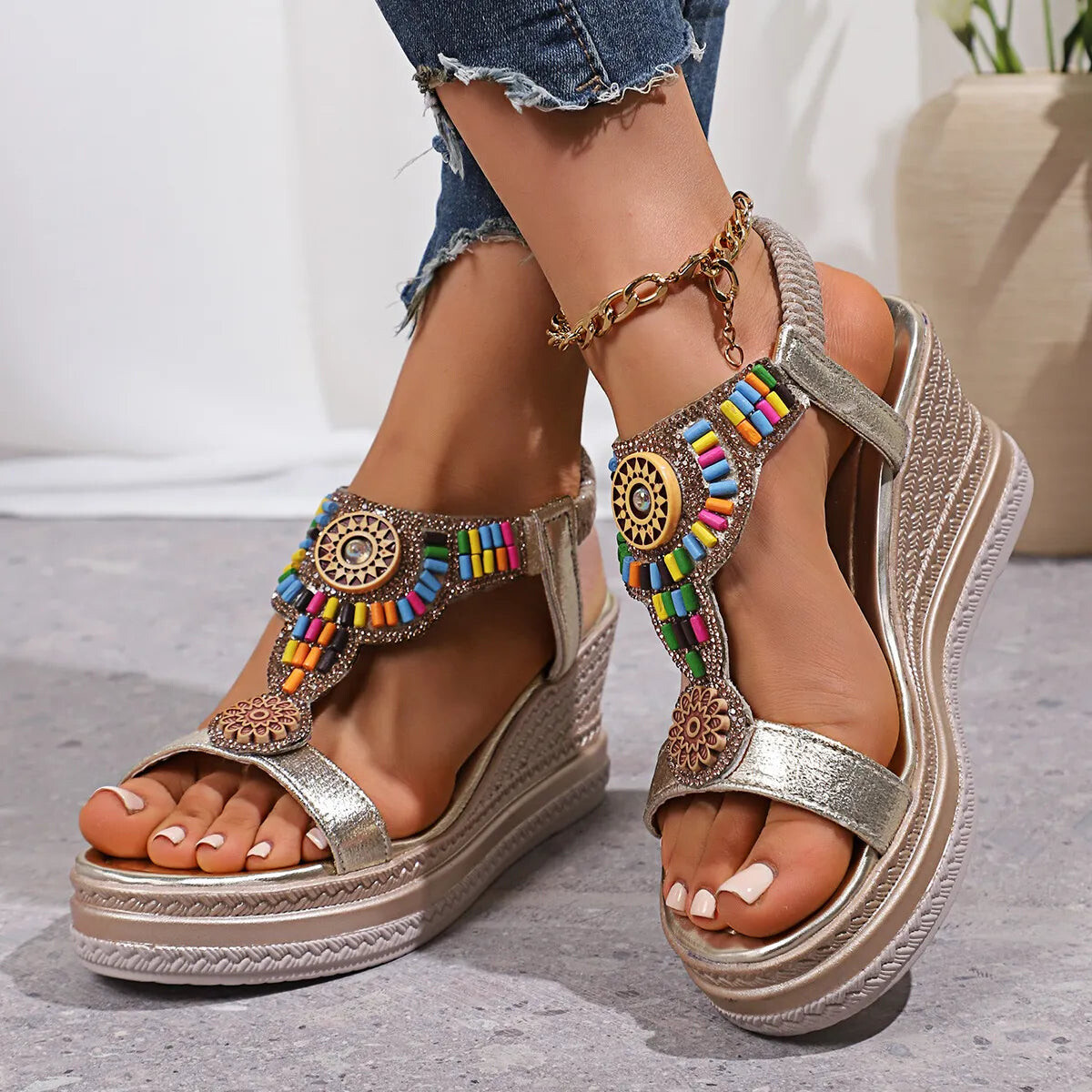 Vibrant Wedge Charm