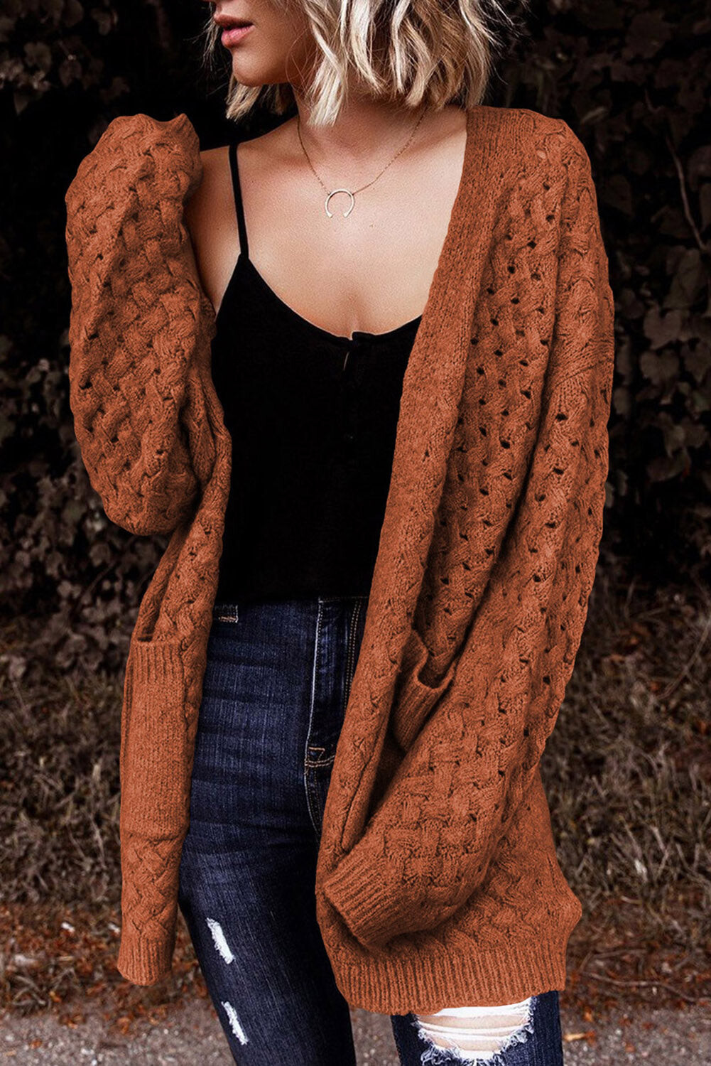 Rustic Weave Cardigan