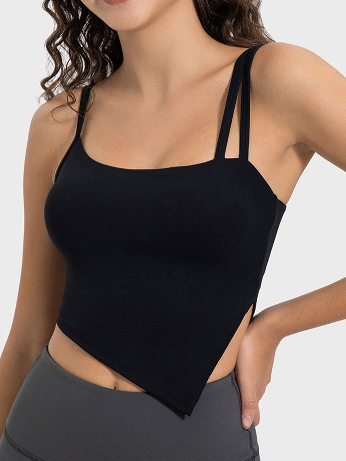 Coral Mend Asymmetrical Cami