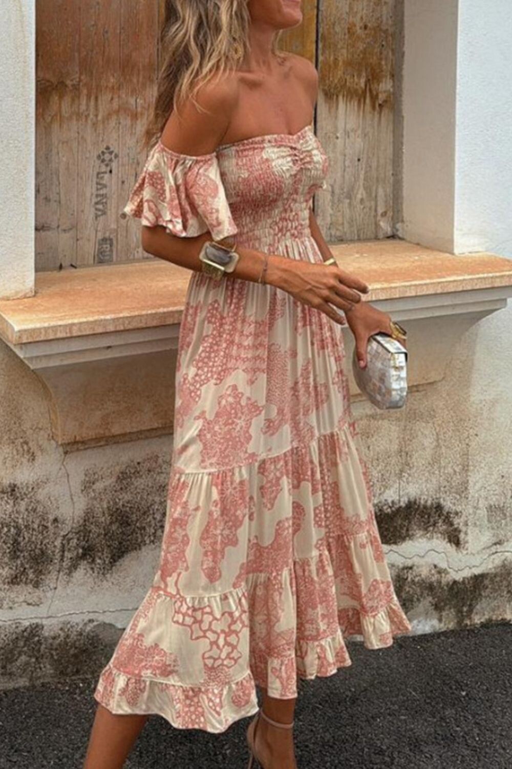 Coral Breeze Dress