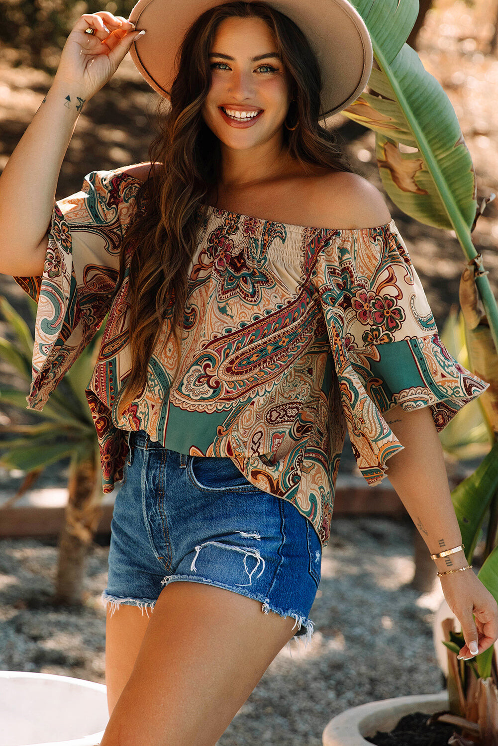 Vintage Dreamscape Blouse
