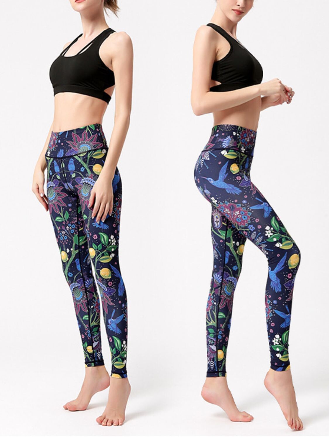 Majestic Print High-Waist Leggings