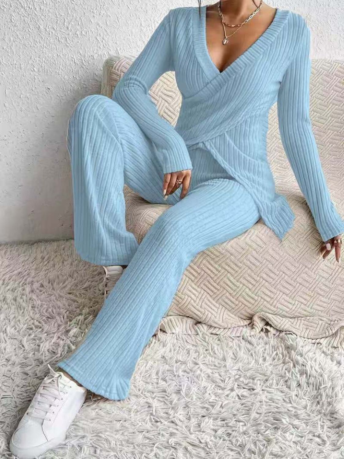 Cloud Serenity Top and Pants Set