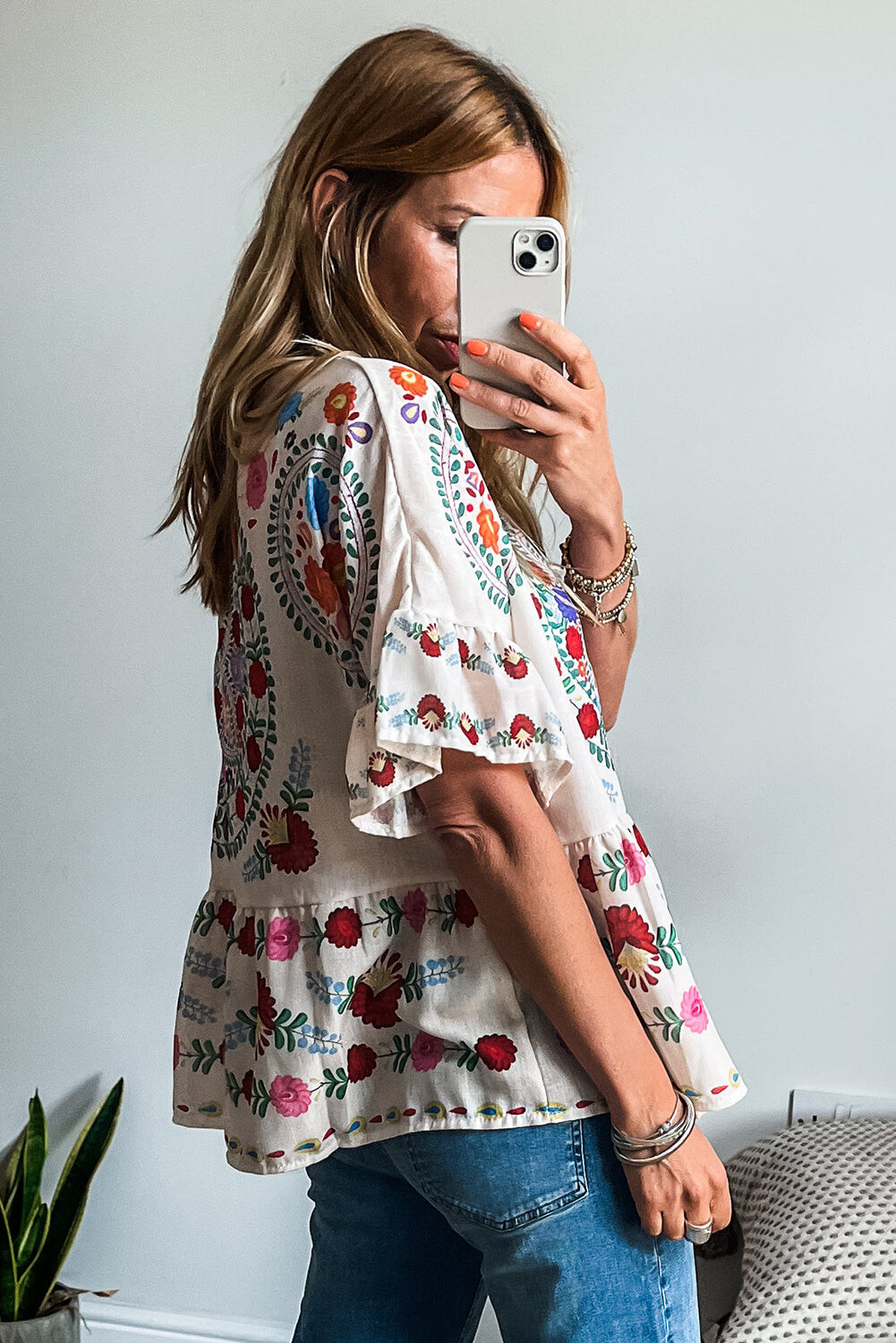 Floral Peplum Bliss