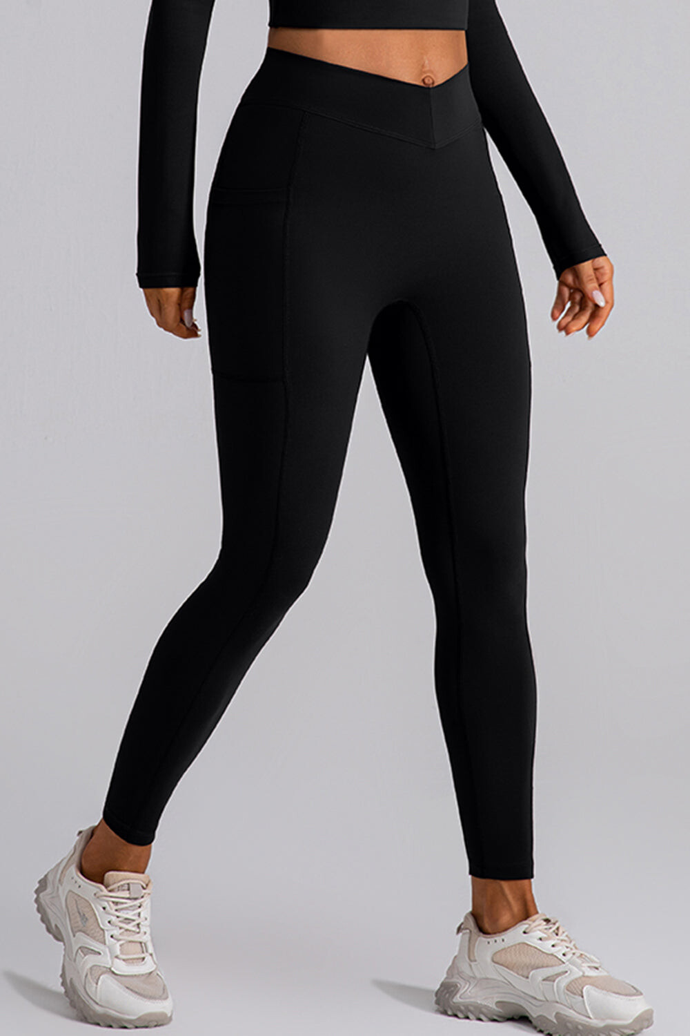 Glow High Waist Leggings with Pockets