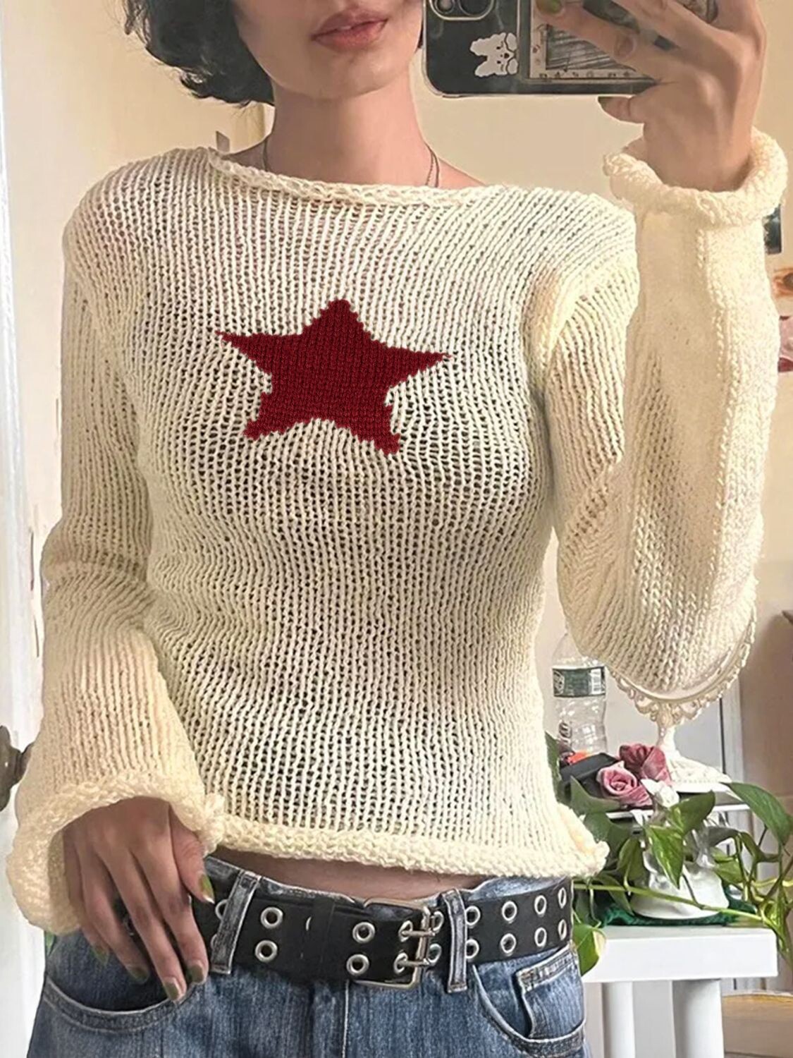Retro Star Knit