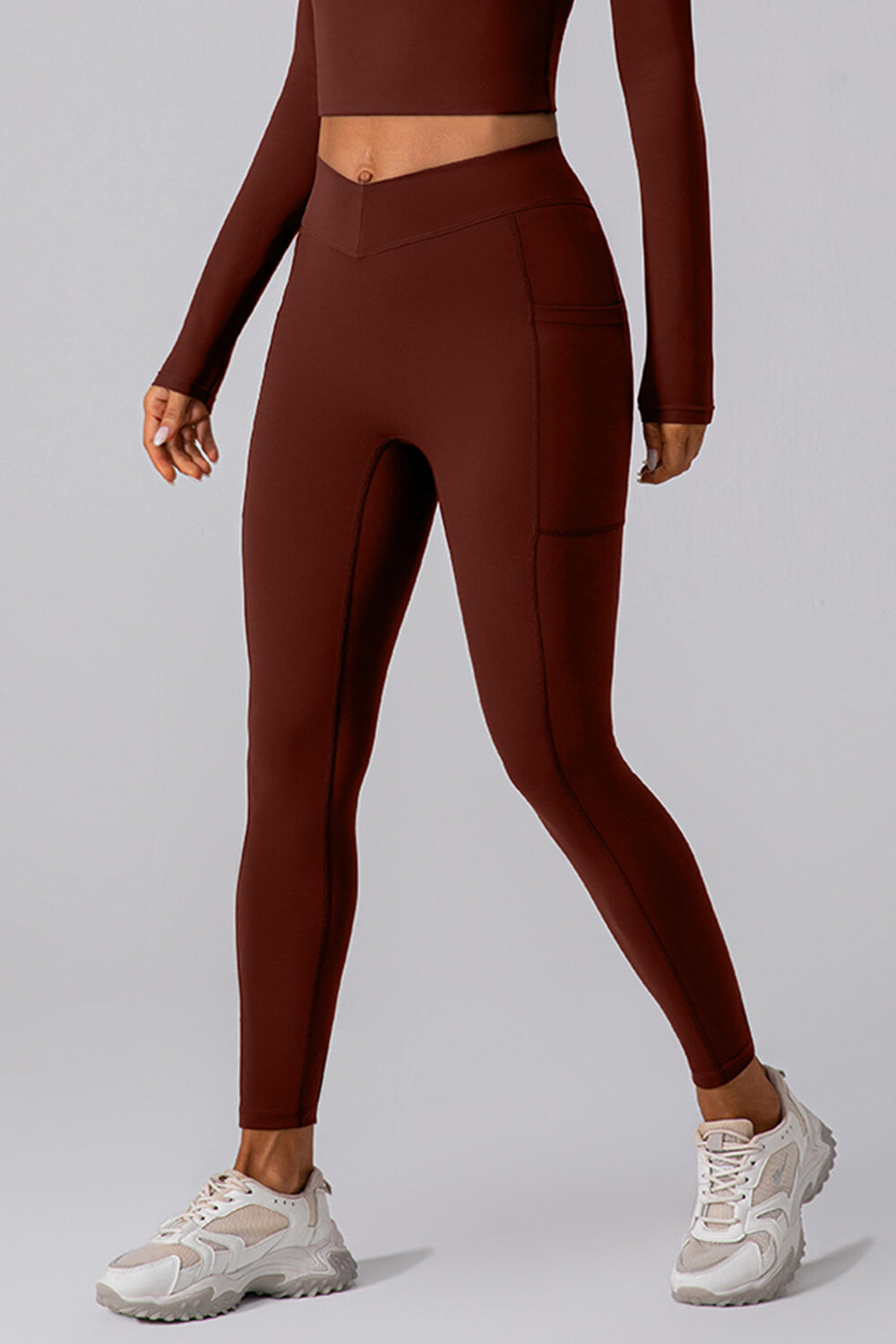 Glow High Waist Leggings with Pockets