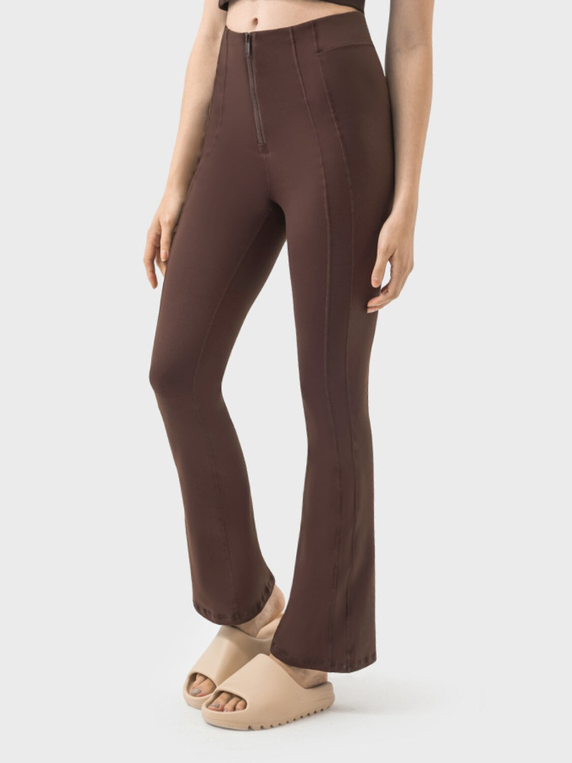 Elevate High Waist Zip Pants