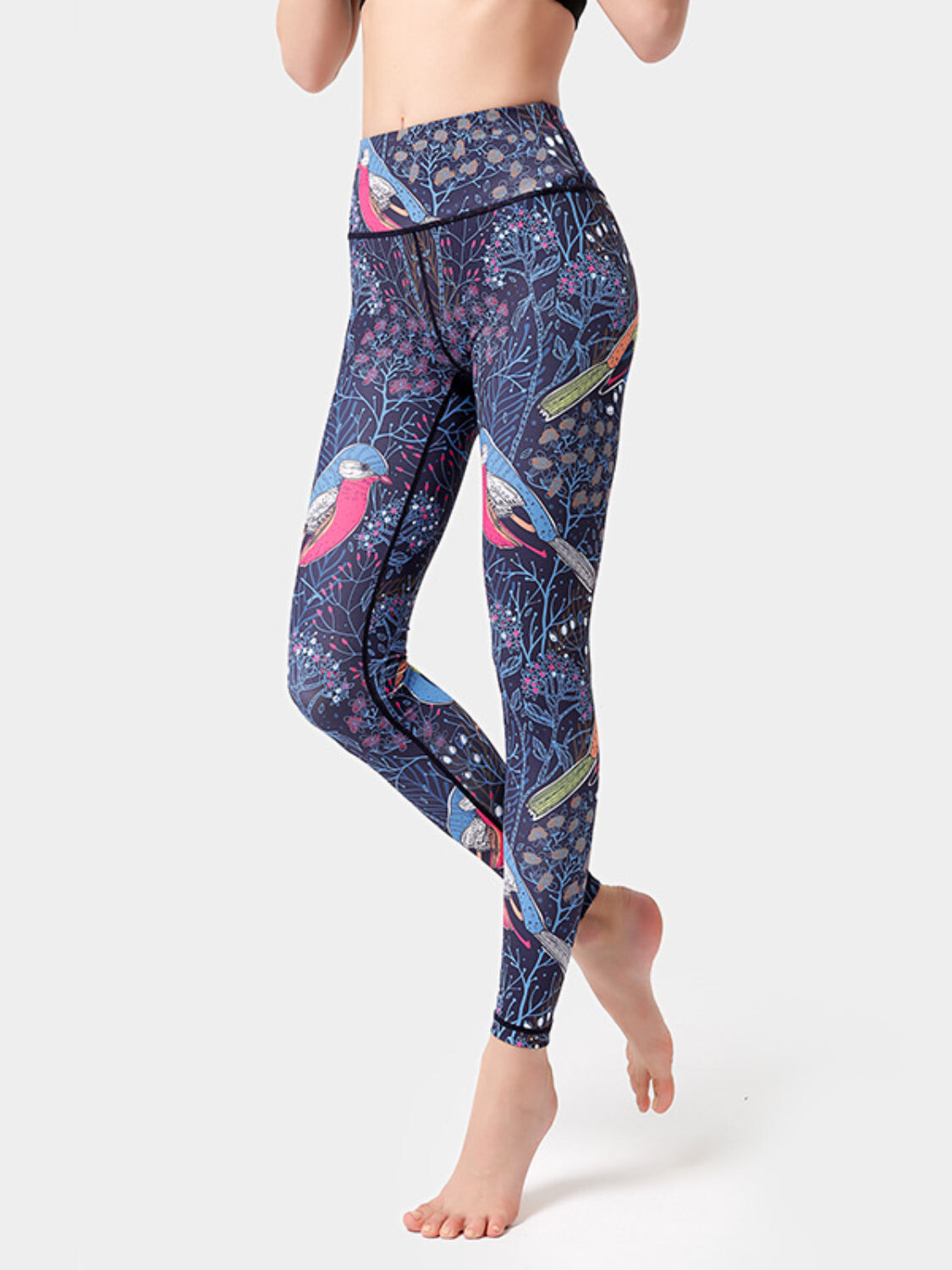 Majestic Print High-Waist Leggings