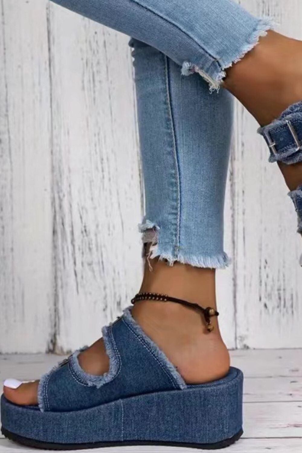 Denim Flair Sandals