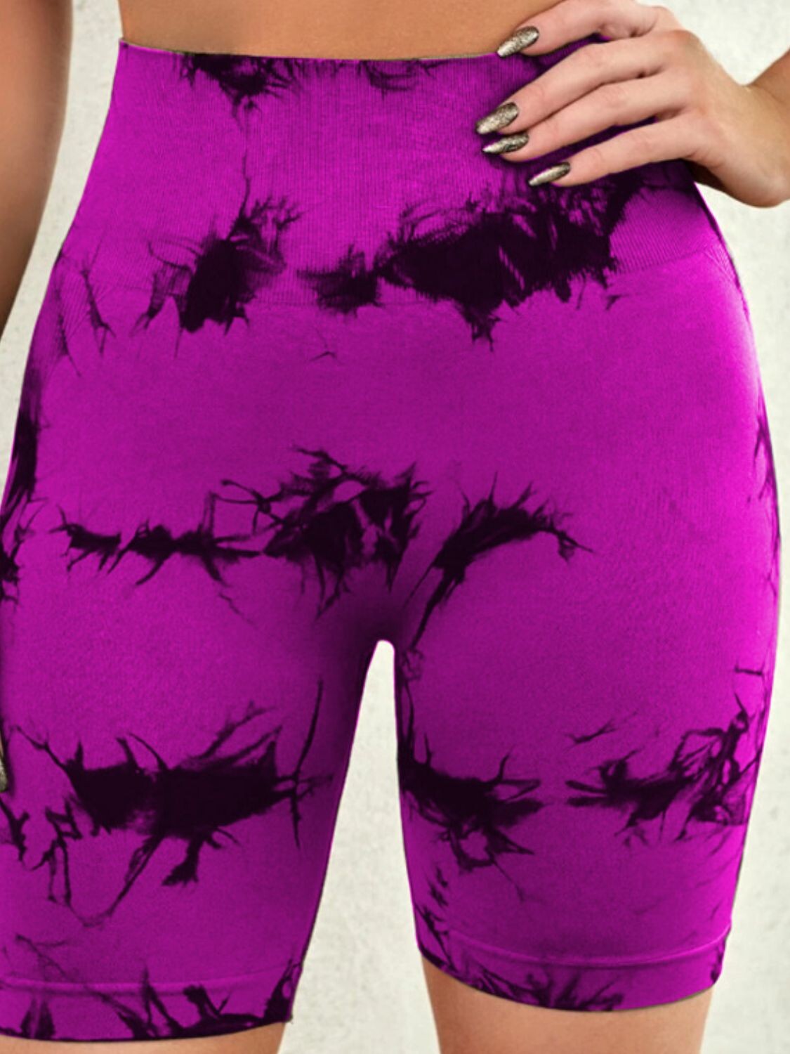Lunar Vibe High-Waist Tie-Dye Shorts