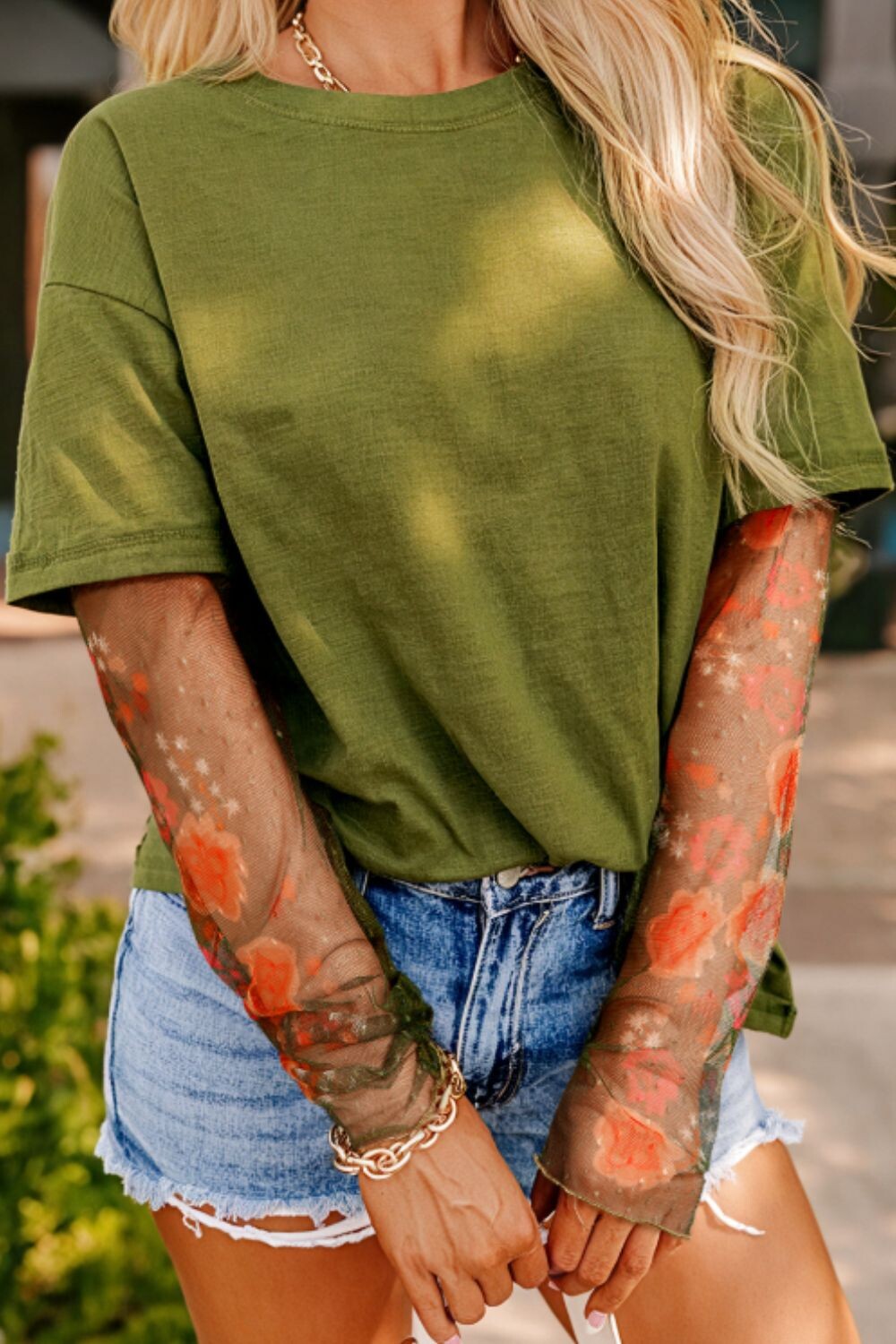 Floral Mesh Bliss