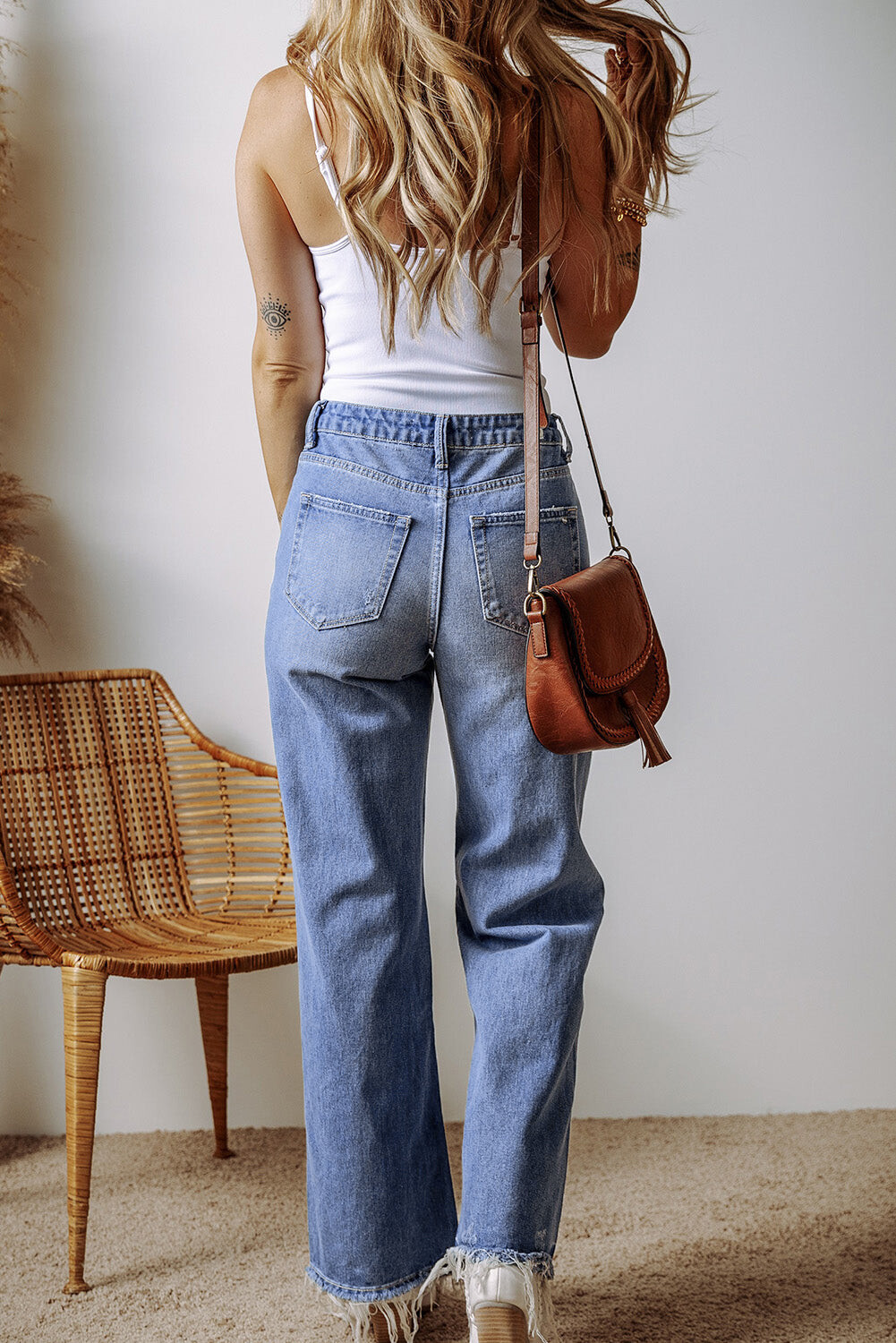 Frayed Freedom Jeans