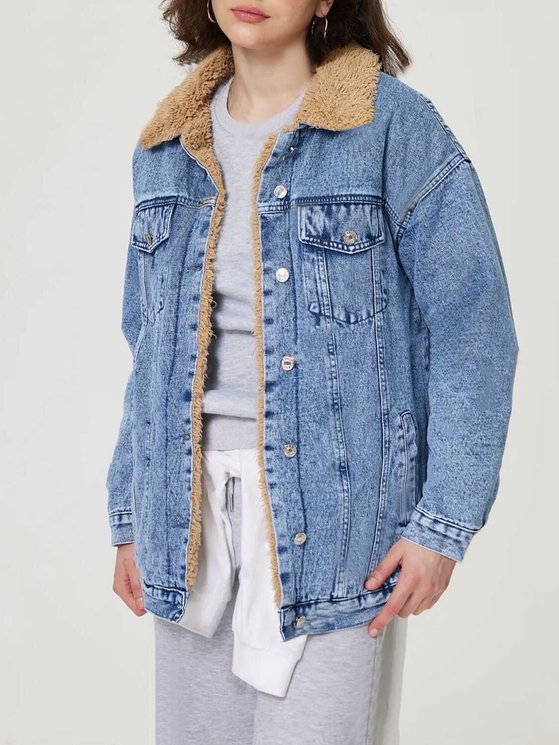 Sherpa Denim Jacket