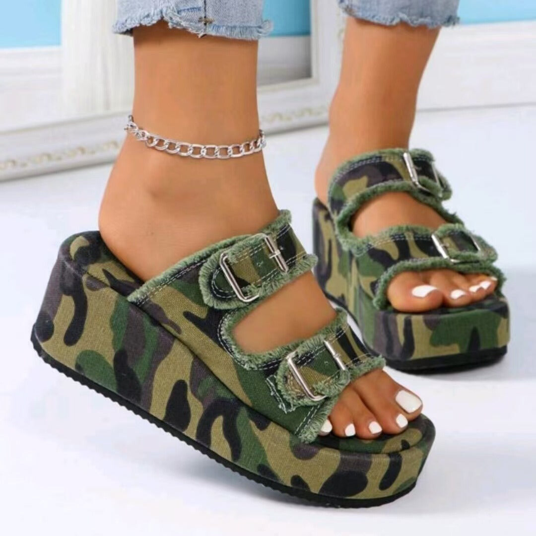Denim Flair Sandals