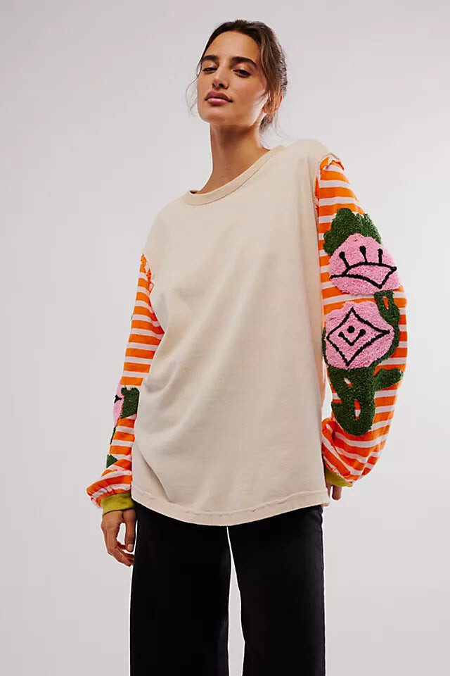 Floral Fusion Sweater