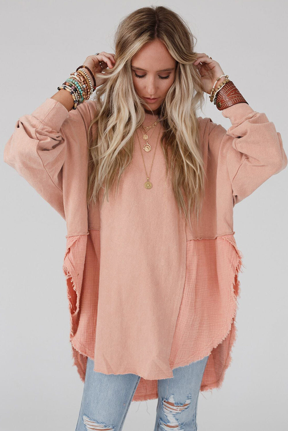 Peachy Breeze Pullover