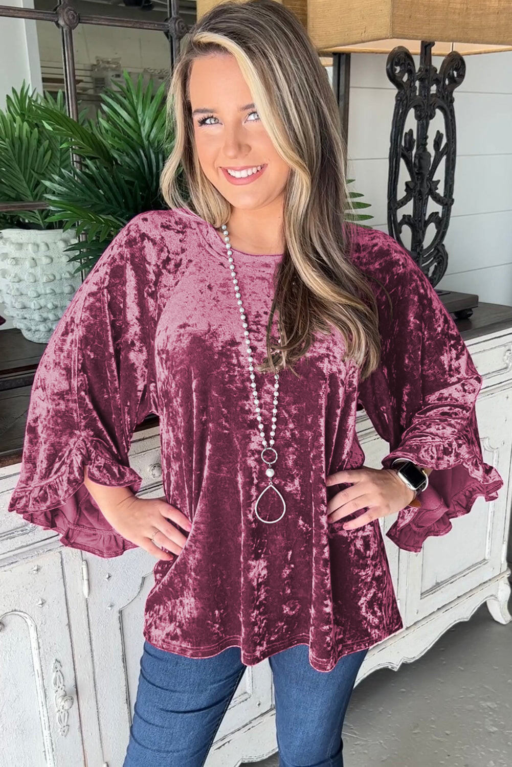 Velvet Charm Top