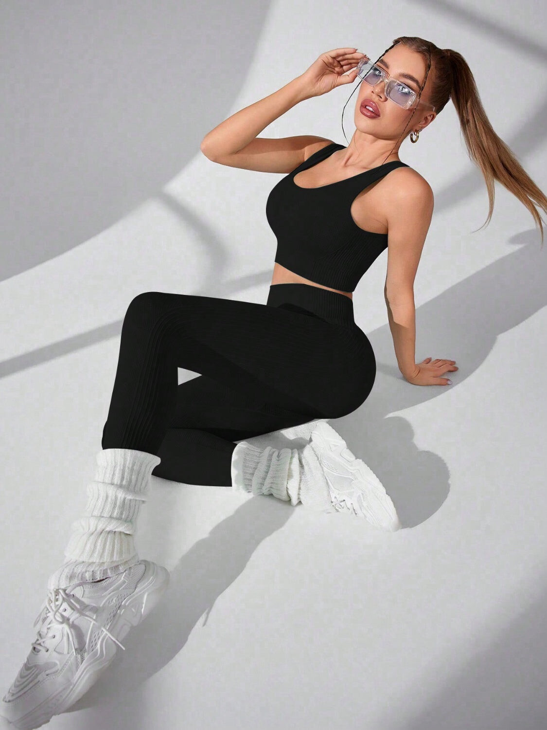 Radiant Scoop Neck Active Set