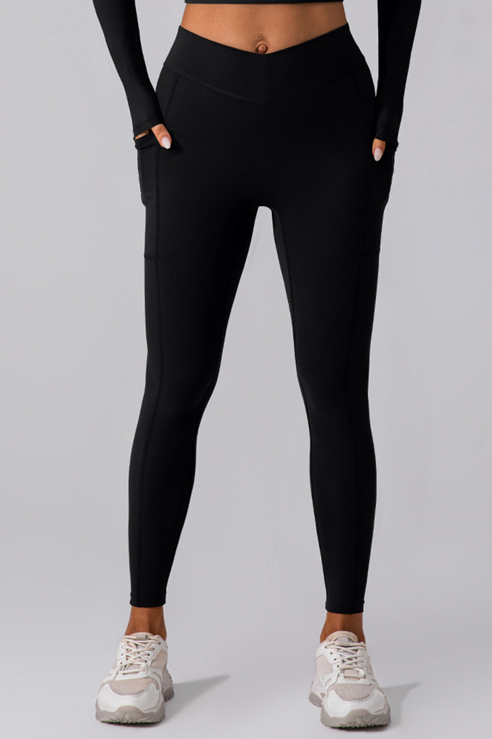 Glow High Waist Leggings with Pockets