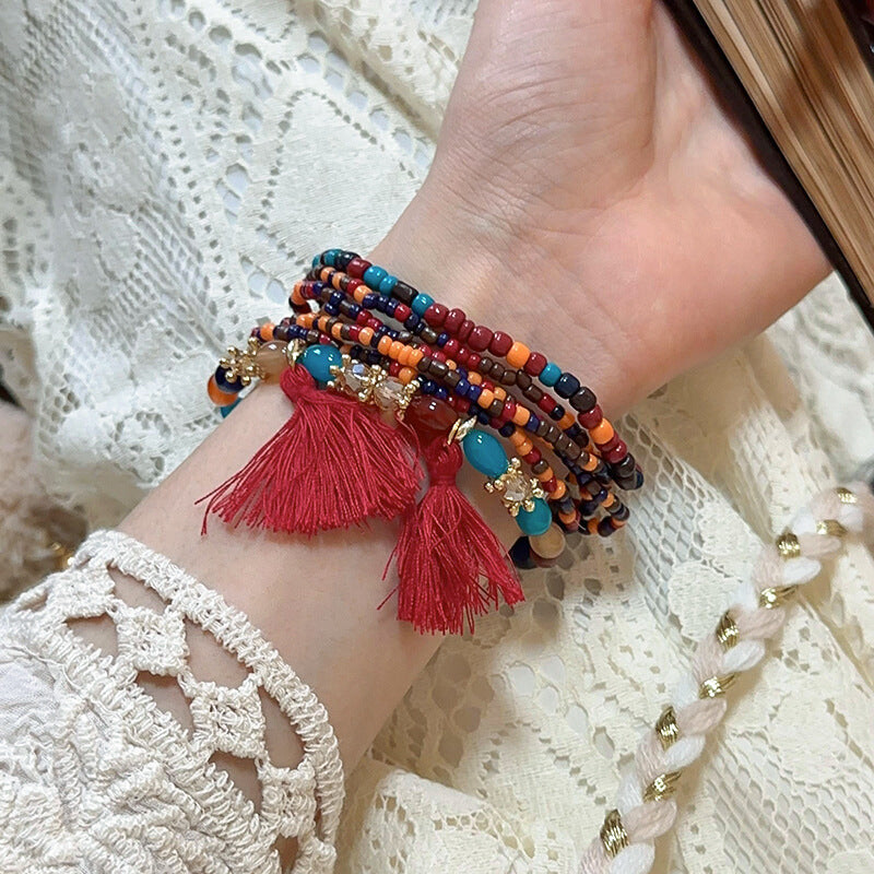 Boho Tasseled Bracelets