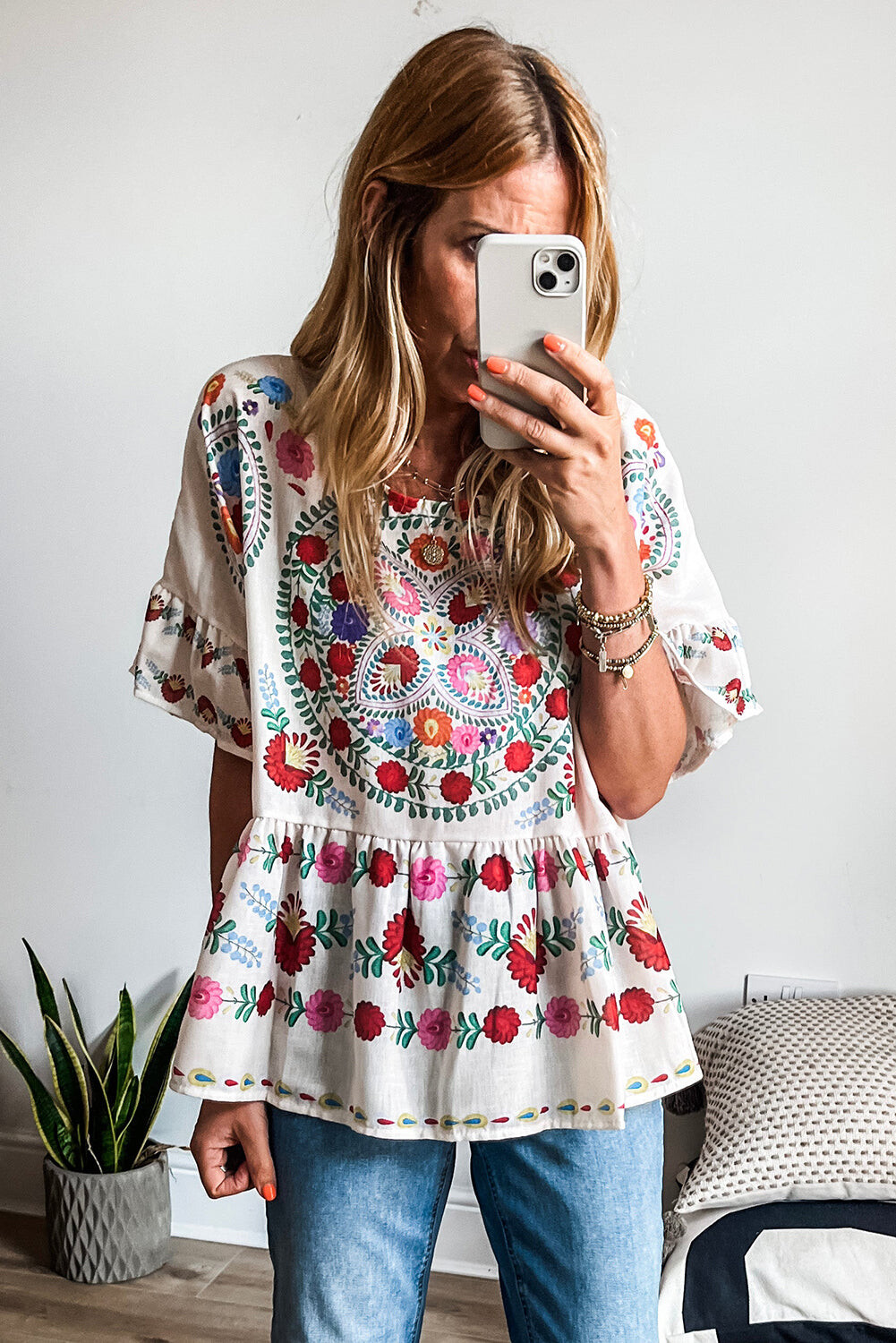 Floral Peplum Bliss