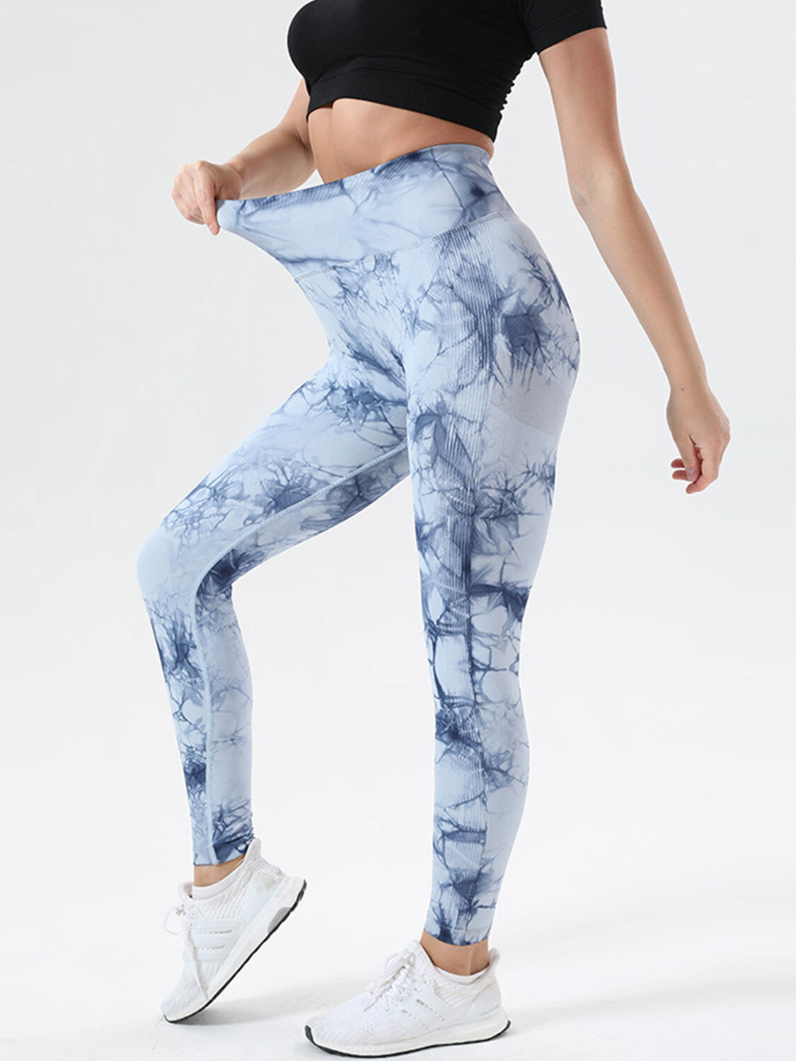 Mosaic High Waist Tie-Dye Leggings