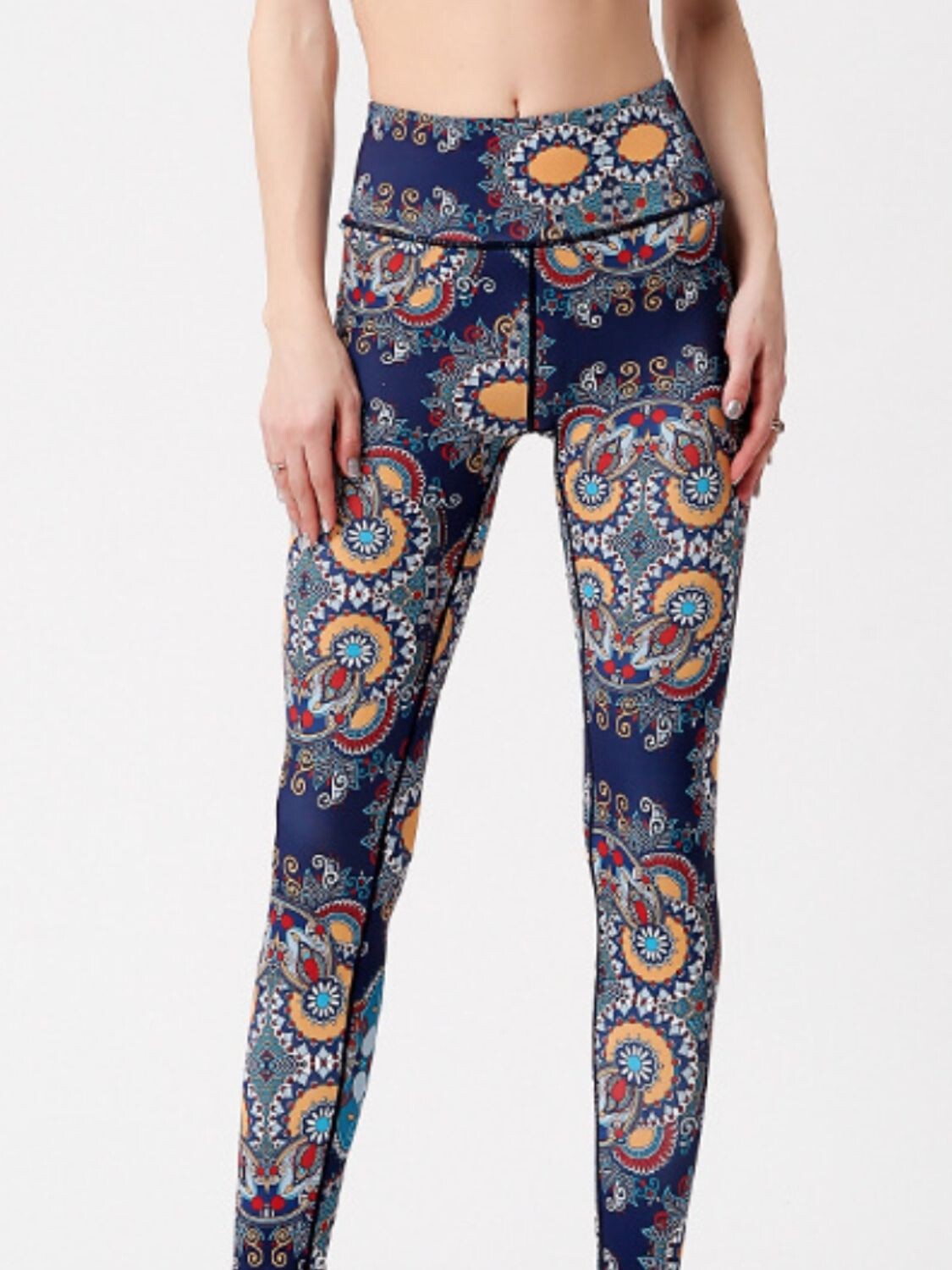 Majestic Print High-Waist Leggings
