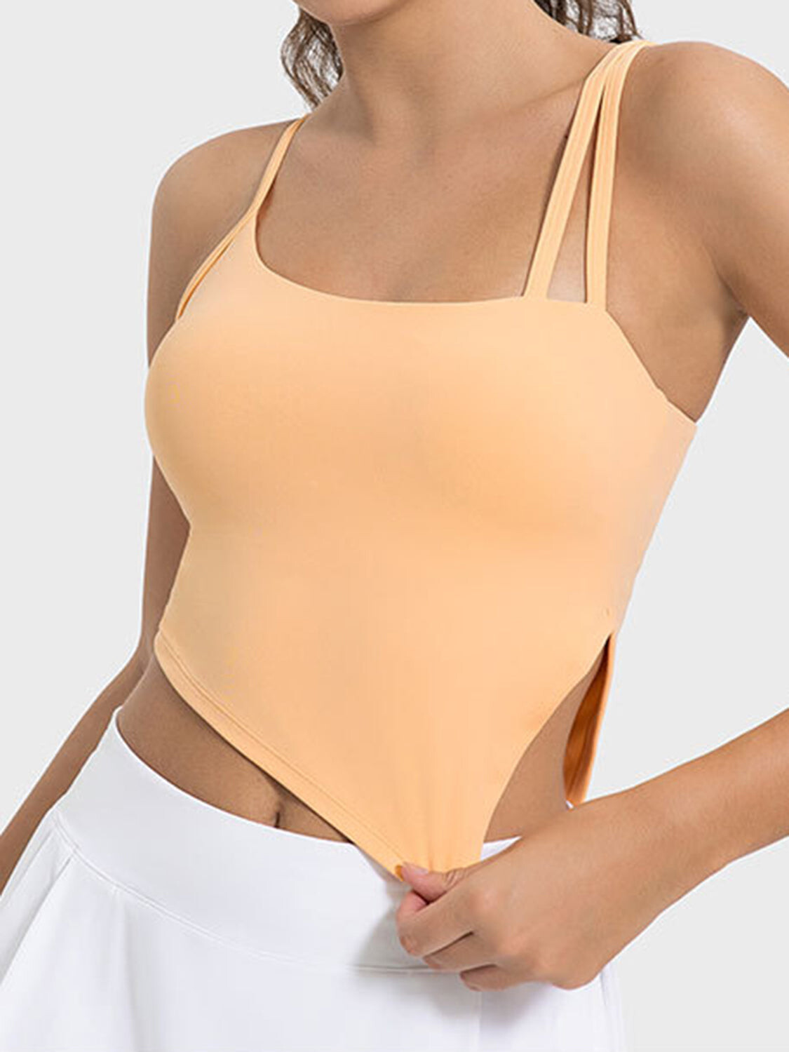 Coral Mend Asymmetrical Cami