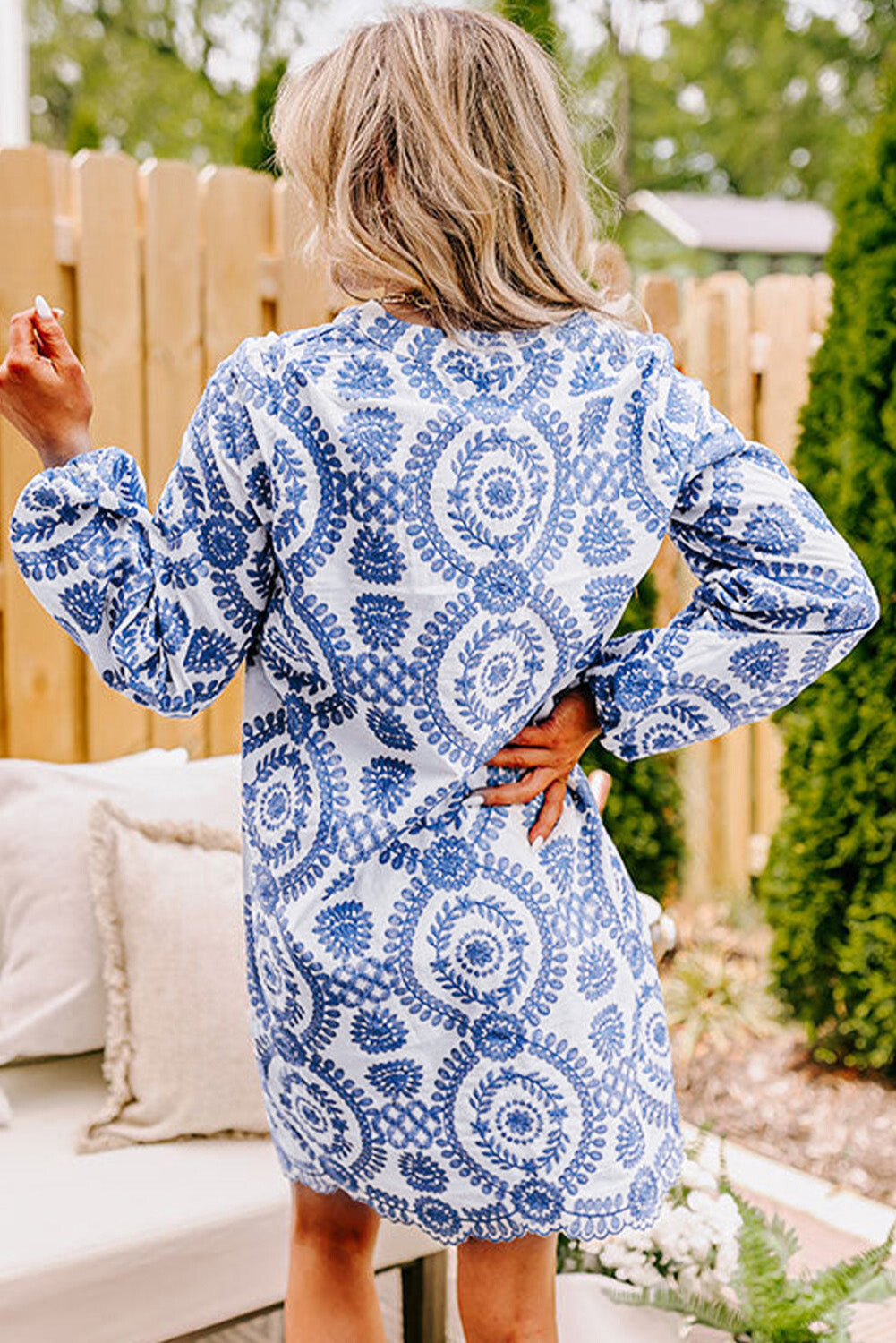 Azure Blossom Dress