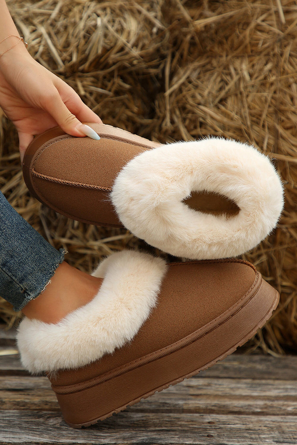 Cozy Luxe Mules