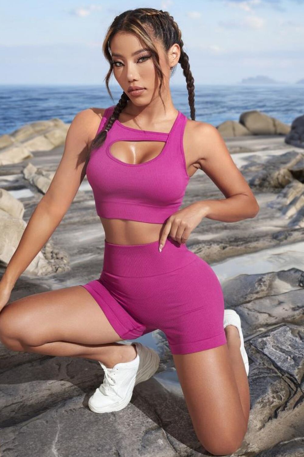 Empower Cutout Top and Short Set