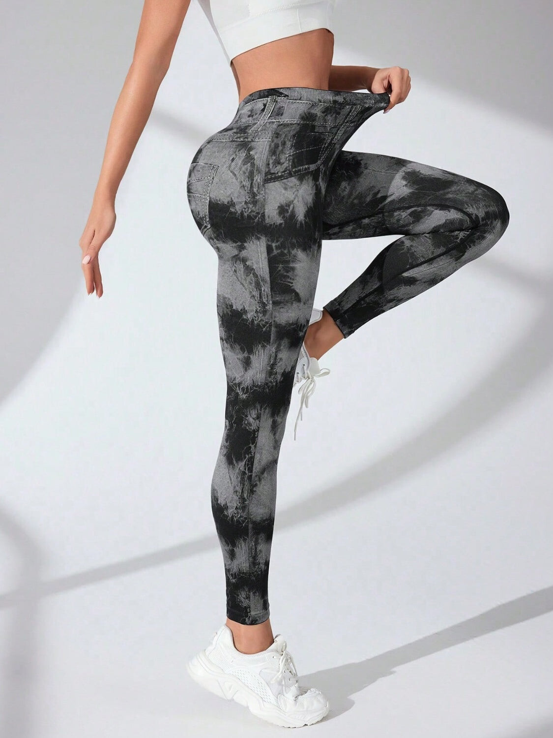 Nimble Tie-Dye High Waist Leggings
