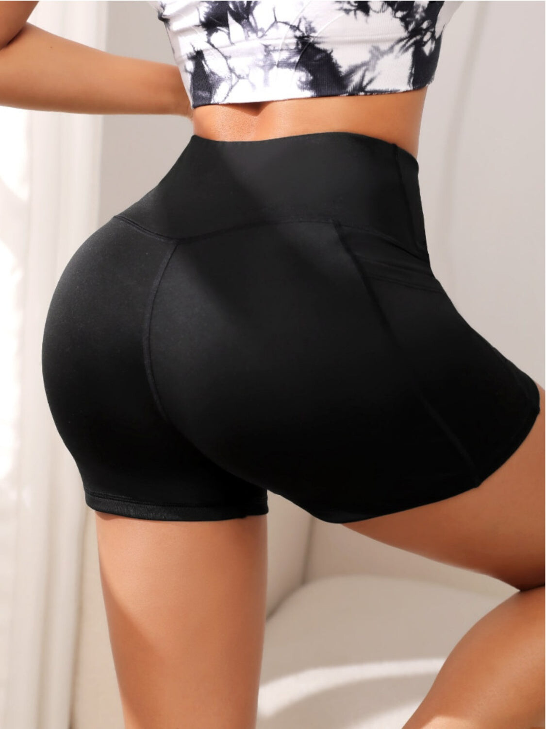 Elevate High Waist Pocket Shorts
