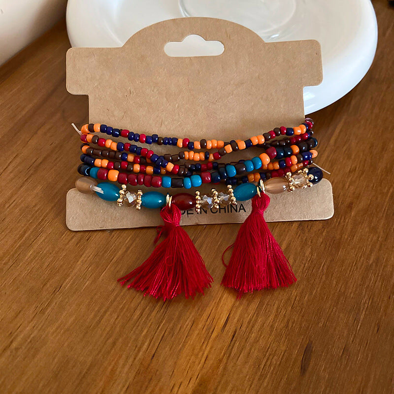 Boho Tasseled Bracelets